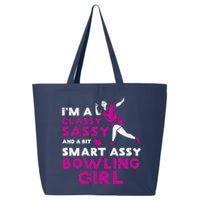 Classy Sassy Smart Bowling Girl Bowler Wo Girl Teen 25L Jumbo Tote