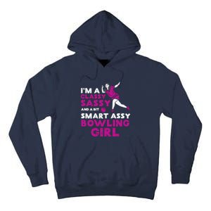 Classy Sassy Smart Bowling Girl Bowler Wo Girl Teen Tall Hoodie