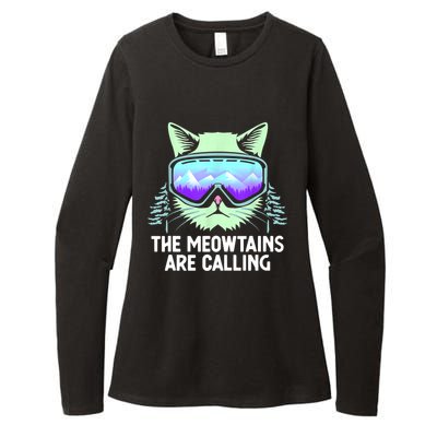 Cool Snowboard Ski Lover Mountain Skier Womens CVC Long Sleeve Shirt