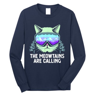 Cool Snowboard Ski Lover Mountain Skier Long Sleeve Shirt