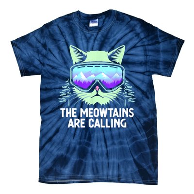 Cool Snowboard Ski Lover Mountain Skier Tie-Dye T-Shirt