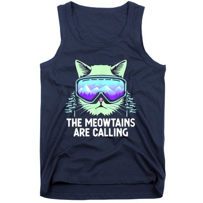 Cool Snowboard Ski Lover Mountain Skier Tank Top