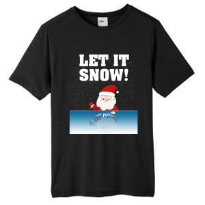 Cocaine Santa Sweater Adult Humor Funny Gag Gift Let It Snow Meaningful Gift Tall Fusion ChromaSoft Performance T-Shirt