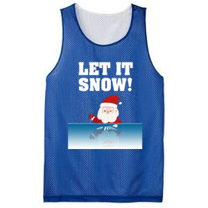 Cocaine Santa Sweater Adult Humor Funny Gag Gift Let It Snow Meaningful Gift Mesh Reversible Basketball Jersey Tank