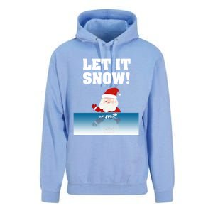 Cocaine Santa Sweater Adult Humor Funny Gag Gift Let It Snow Meaningful Gift Unisex Surf Hoodie