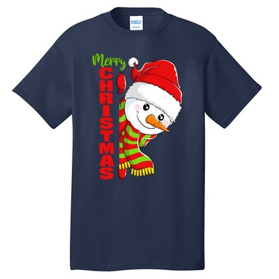 Cute Snowman Snowmies Merry Christmas Winter Xmas Pajamas Tall T-Shirt