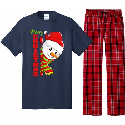 Cute Snowman Snowmies Merry Christmas Winter Xmas Pajamas Pajama Set