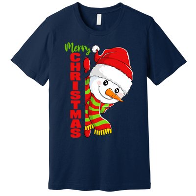 Cute Snowman Snowmies Merry Christmas Winter Xmas Pajamas Premium T-Shirt