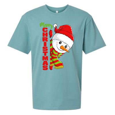 Cute Snowman Snowmies Merry Christmas Winter Xmas Pajamas Sueded Cloud Jersey T-Shirt