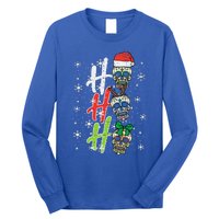 Christmas Sugar Skull Ho Ho Ho Xmas Mexican Funny Funny Long Sleeve Shirt