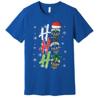 Christmas Sugar Skull Ho Ho Ho Xmas Mexican Funny Funny Premium T-Shirt