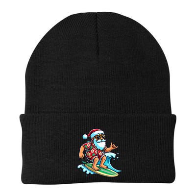 Cool Surfing Santa Christmas In July Summer Beach Party Beanie