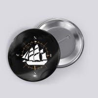 Compass Sailing Ship Boat Sailor Nautic Button