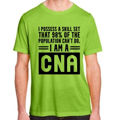 Cna Skill Set Certified Nursing Assistant Gift Adult ChromaSoft Performance T-Shirt