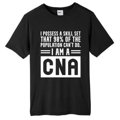 Cna Skill Set Certified Nursing Assistant Gift Tall Fusion ChromaSoft Performance T-Shirt