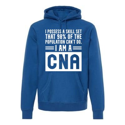 Cna Skill Set Certified Nursing Assistant Gift Premium Hoodie