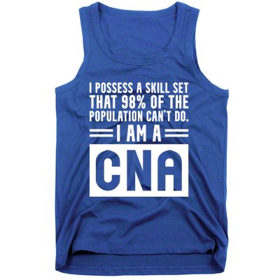 Cna Skill Set Certified Nursing Assistant Gift Tank Top