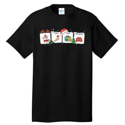 Christmas Santa Special Education Funny Sped Teacher Xmas Tall T-Shirt