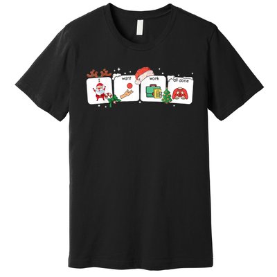 Christmas Santa Special Education Funny Sped Teacher Xmas Premium T-Shirt