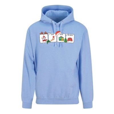 Christmas Santa Special Education Funny Sped Teacher Xmas Unisex Surf Hoodie