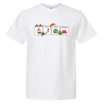 Christmas Santa Special Education Funny Sped Teacher Xmas Garment-Dyed Heavyweight T-Shirt