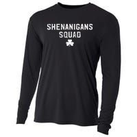 Cute Shenanigans Squad Funny Shamrock St Patricks Day  Cooling Performance Long Sleeve Crew