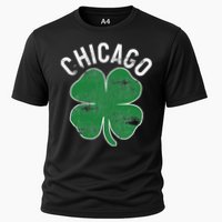Chicago Shamrock St. Patrick's Day Saint Paddy's Irish Cooling Performance Crew T-Shirt