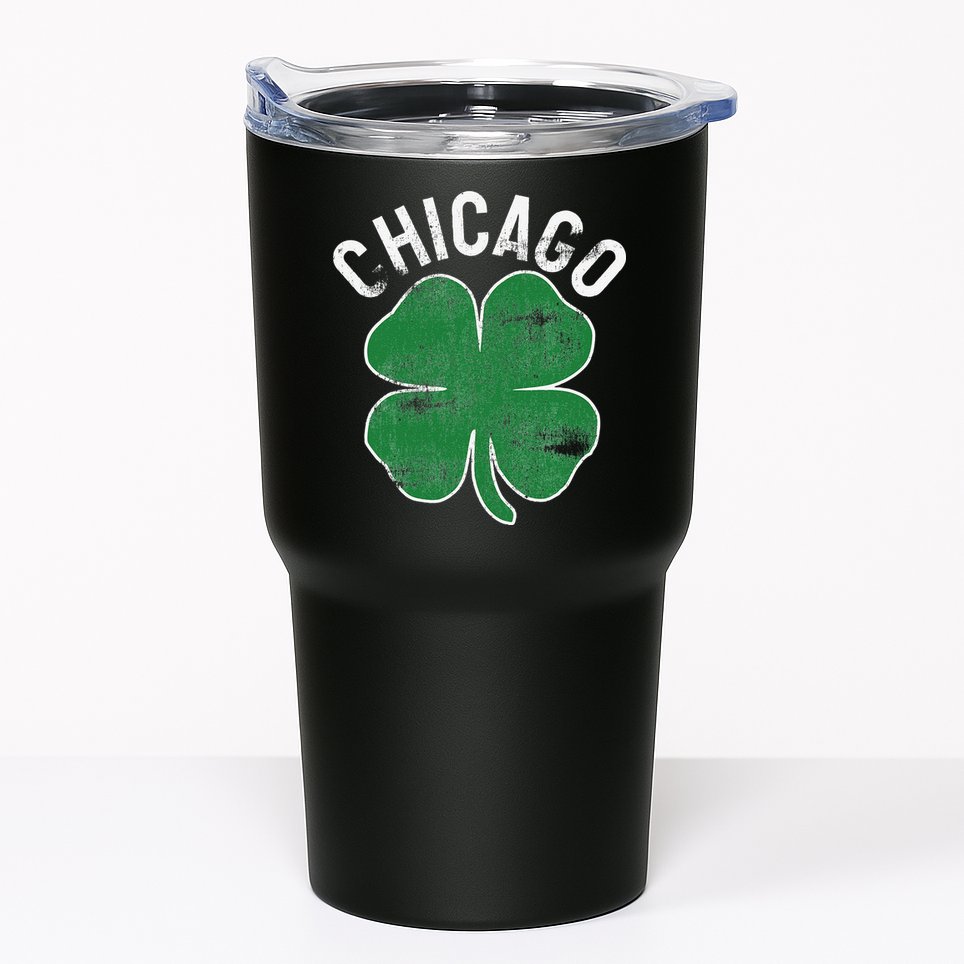 Chicago Shamrock St. Patrick's Day Saint Paddy's Irish Tumbler