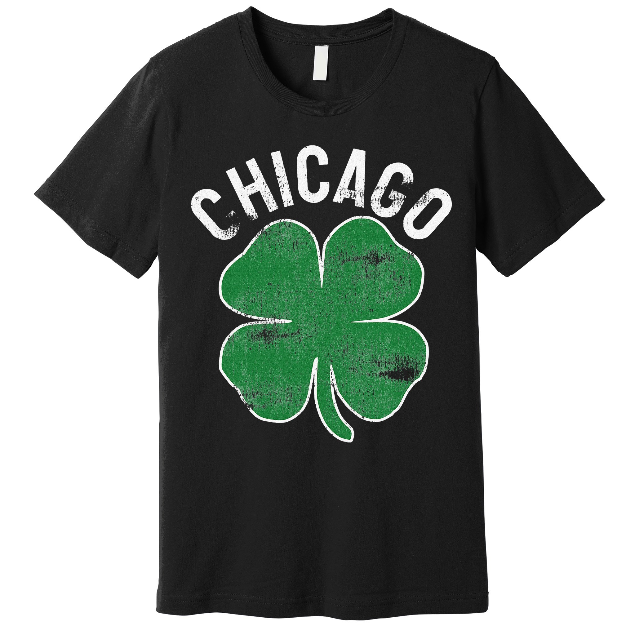 Chicago Shamrock St. Patrick's Day Saint Paddy's Irish Premium T-Shirt