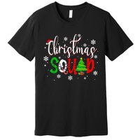 Christmas Squad Santa Claus Hat Family Matching Pajamas Premium T-Shirt