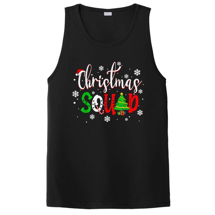 Christmas Squad Santa Claus Hat Family Matching Pajamas PosiCharge Competitor Tank