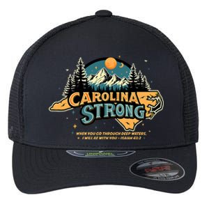 Carolina Strong Support & Pray For Carolina Strong Nc State Flexfit Unipanel Trucker Cap