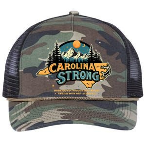 Carolina Strong Support & Pray For Carolina Strong Nc State Retro Rope Trucker Hat Cap