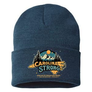 Carolina Strong Support & Pray For Carolina Strong Nc State Sustainable Knit Beanie