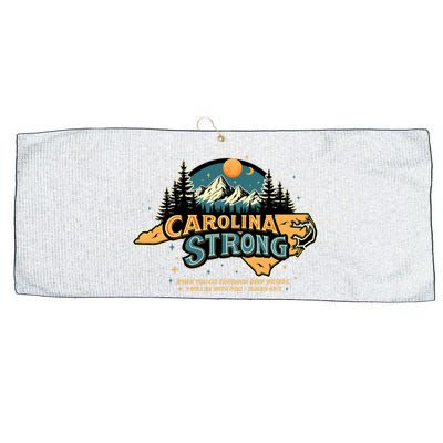 Carolina Strong Support & Pray For Carolina Strong Nc State Large Microfiber Waffle Golf Towel