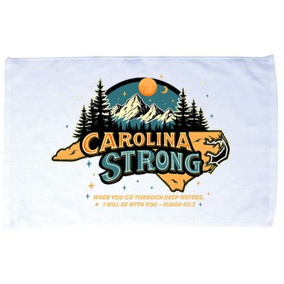 Carolina Strong Support & Pray For Carolina Strong Nc State Microfiber Hand Towel