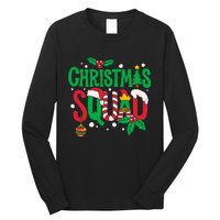 Christmas Squad Santa Elf Family Matching Pajamas Long Sleeve Shirt