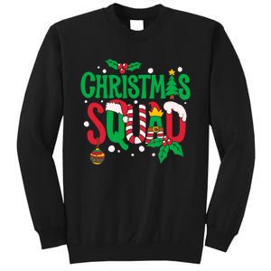 Christmas Squad Santa Elf Family Matching Pajamas Sweatshirt