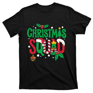 Christmas Squad Santa Elf Family Matching Pajamas T-Shirt