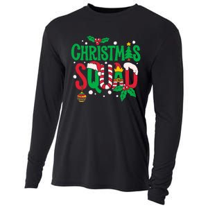 Christmas Squad Santa Elf Family Matching Pajamas Cooling Performance Long Sleeve Crew