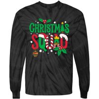 Christmas Squad Santa Elf Family Matching Pajamas Tie-Dye Long Sleeve Shirt