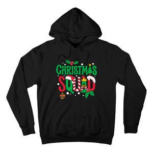 Christmas Squad Santa Elf Family Matching Pajamas Tall Hoodie