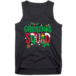 Christmas Squad Santa Elf Family Matching Pajamas Tank Top