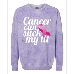 Cancer Survivor Single Mastectomy Humor Celebration Gift Colorblast Crewneck Sweatshirt