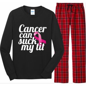 Cancer Survivor Single Mastectomy Humor Celebration Gift Long Sleeve Pajama Set