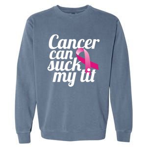 Cancer Survivor Single Mastectomy Humor Celebration Gift Garment-Dyed Sweatshirt