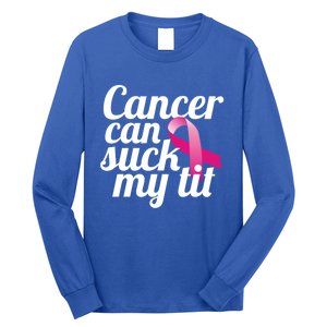 Cancer Survivor Single Mastectomy Humor Celebration Gift Long Sleeve Shirt