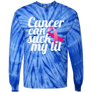 Cancer Survivor Single Mastectomy Humor Celebration Gift Tie-Dye Long Sleeve Shirt