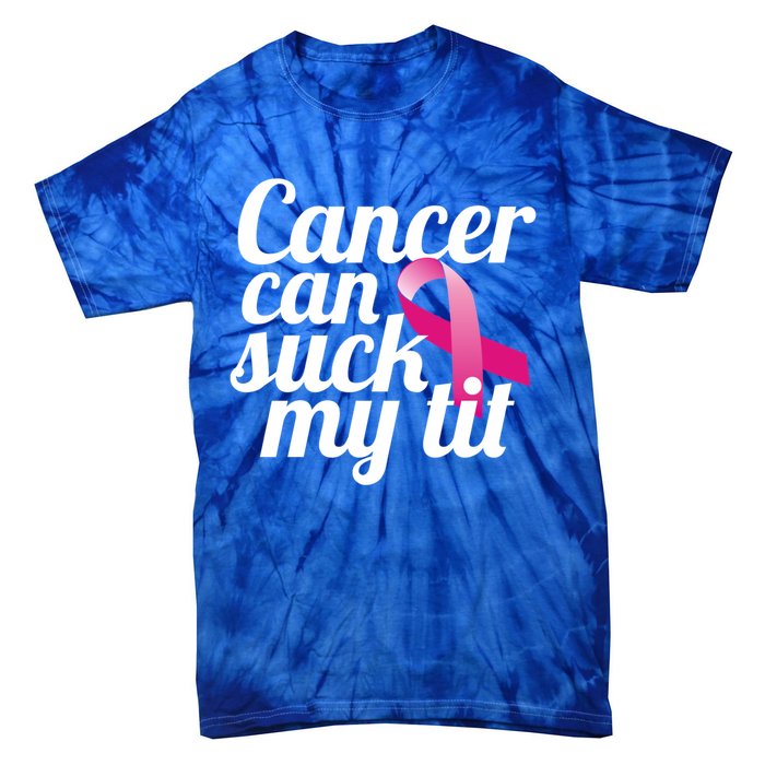 Cancer Survivor Single Mastectomy Humor Celebration Gift Tie-Dye T-Shirt