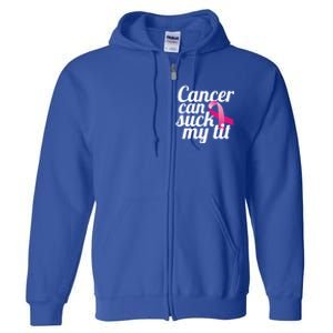 Cancer Survivor Single Mastectomy Humor Celebration Gift Full Zip Hoodie